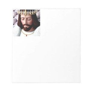 3D Look AI King of the Universe Jesus Notepad
