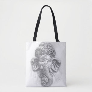 3d Lord Ganesha - Om Tote Bag