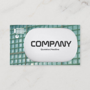 3d Lozenge - Glass Wall 02 Business Card