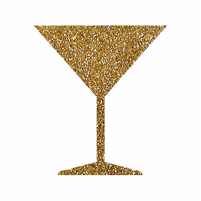 3D Martini Ornament Photo Sculpture Decoration (Front)