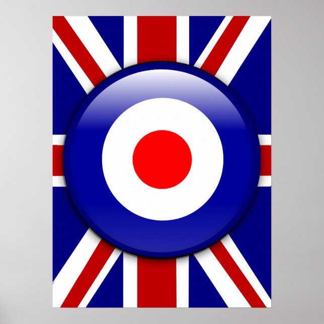 3D Mod target on Union jack print (Front)