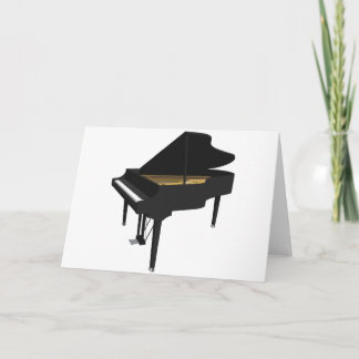 3D Model: Black Grand Piano: Card