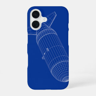 3D model of nuclear gravity bomb iPhone 16 Case