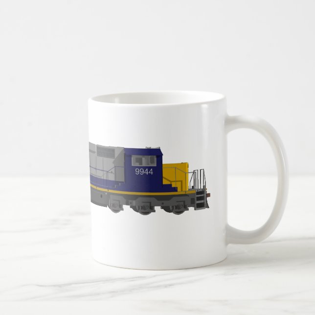 3D Model: Train Engine: Railroad: Coffee Mug (Right)