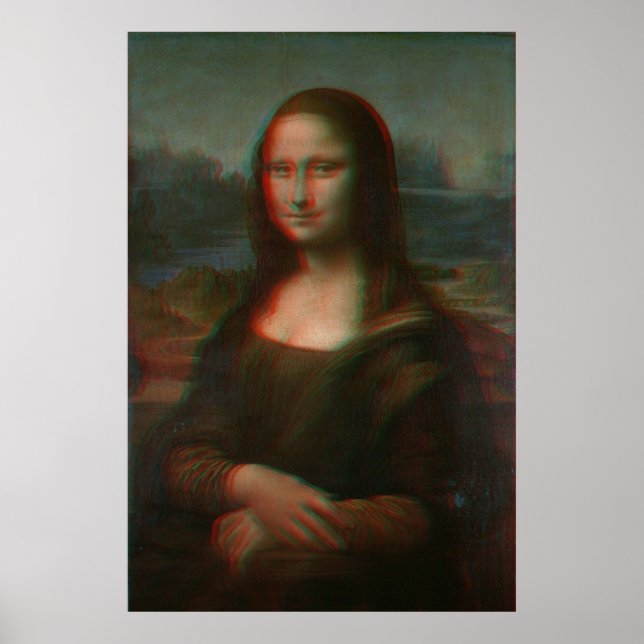 3D Mona Lisa  Poster (Front)