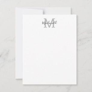 3D Monogram Name Professional Card