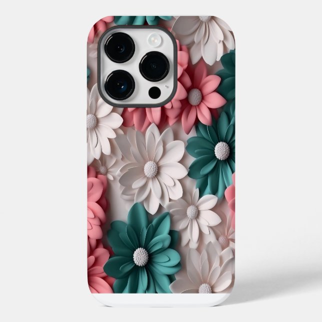 3D Multi-Coloured Daisies  Case-Mate iPhone Case (Back)