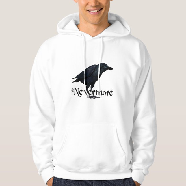 3D Nevermore Raven Hoodie (Front)