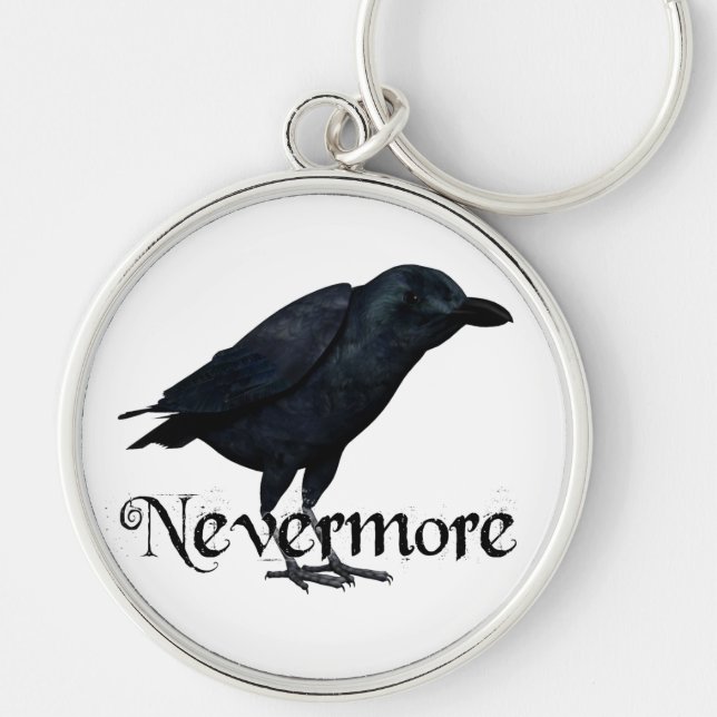 3D Nevermore Raven Key Ring (Front)
