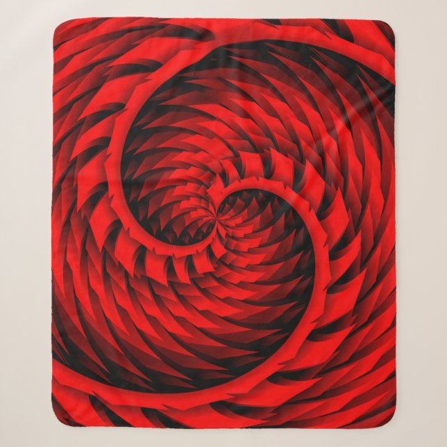 3D New Design On Unique Shape3d,3d background,3d g Sherpa Blanket (Front)