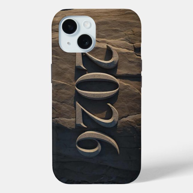 3D Number Design for New Year 2026 Case-Mate iPhone Case (Back)