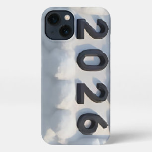 3D Number Design for New Year 2026 iPhone 13 Case