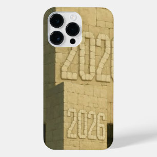 3D Number Design for New Year 2026 iPhone 14 Pro Max Case