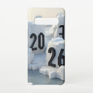  3D Number Design for New Year 2026 Samsung Galaxy Case