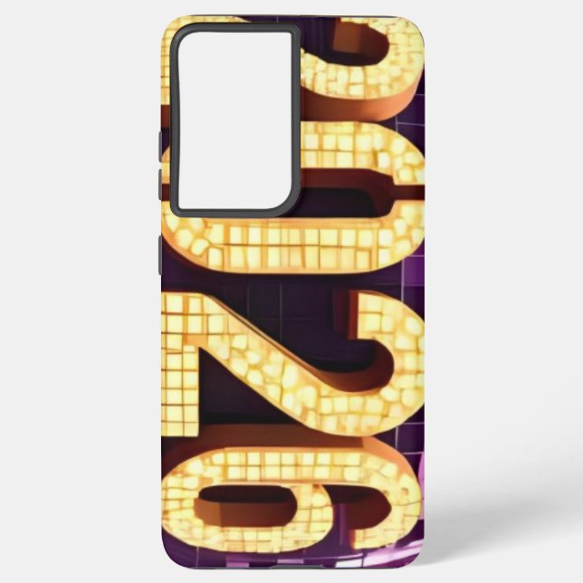  3D Number Design for New Year 2026 Samsung Galaxy S21+ Case (Back)