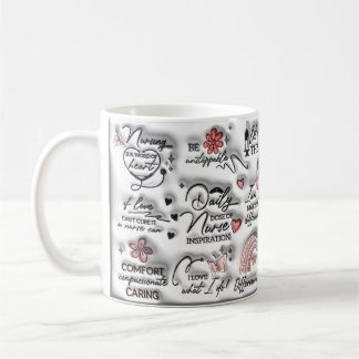3D Nurse Positive Affirmation Inflated Mug Wrap