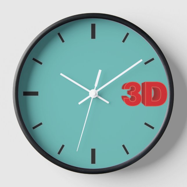 3D O'Clock 1. Clock (Front)