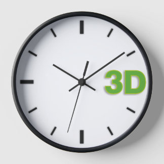 3D O'Clock 2-Gr. Clock