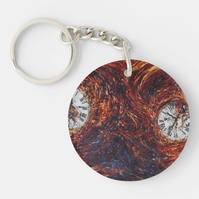 3D oil painting Key Ring (Front)