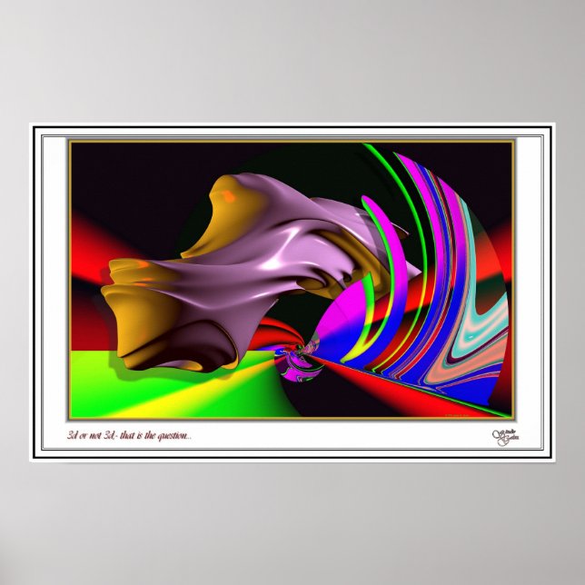 3d or not 3d... poster (Front)