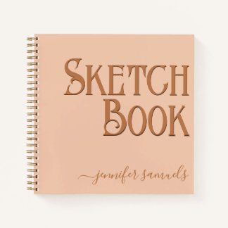 3D Orange Sketching Book by Artist Name