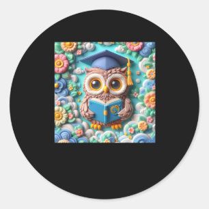 3d Owl #5 Sticker