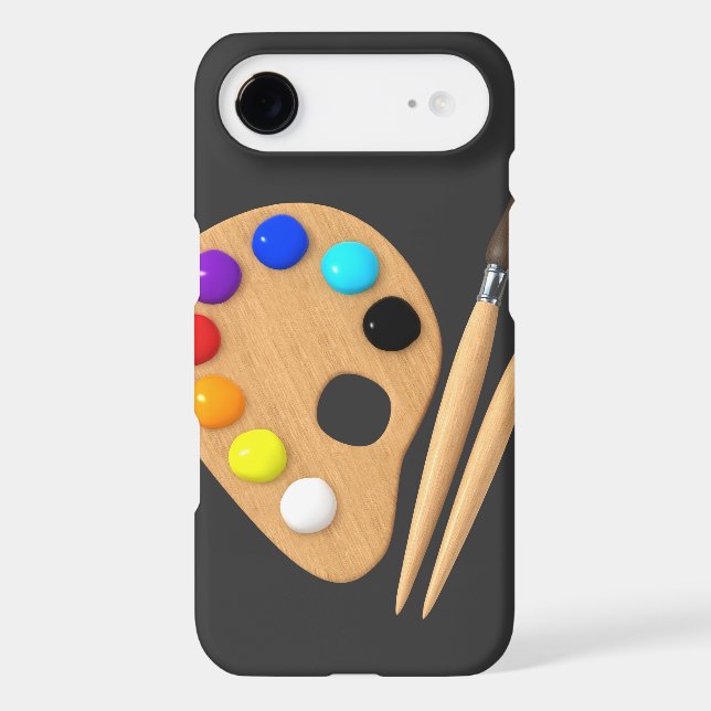 3d Palette and Brushes Case-Mate iPhone Case (Back)