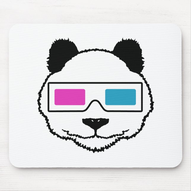 3D Panda Mouse Mat (Front)
