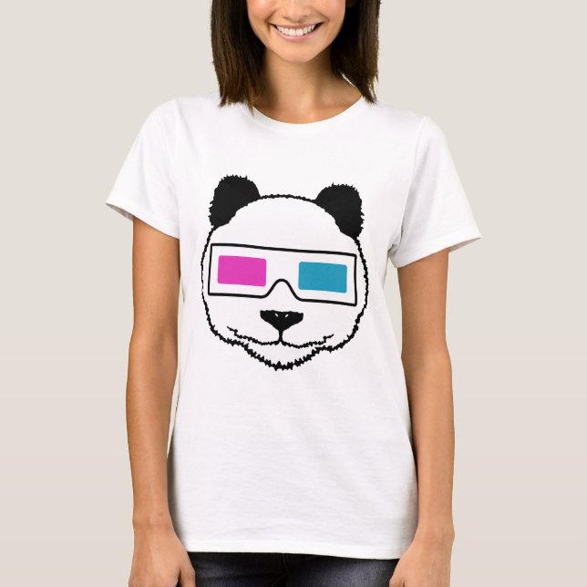 3D Panda T-Shirt (Front)