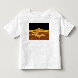 3D Perspective View of Maat Mons on Venus Toddler T-Shirt