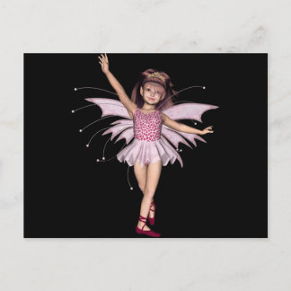 3D Pink Pixie 1 Postcard