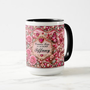 3D Pink Ribbon Breast Cancer Awareness Mug