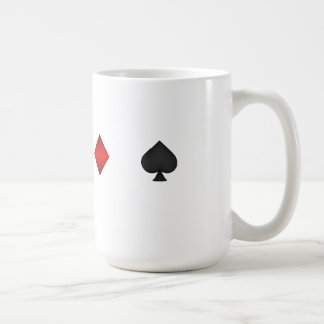 3D Playing Card Suits - Coffee Mug