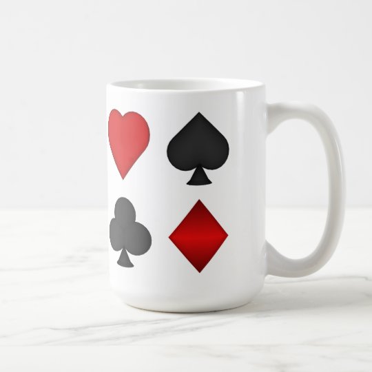 3D Playing Card Suits - Coffee Mug #2