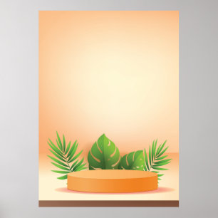 3d podium poster