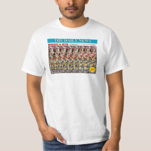 3D "Poker Face" T-Shirt Design by Magic Eye®