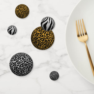 3D Pop Animal Print Confetti