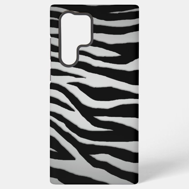 3D Pop Zebra Samsung Galaxy S22 Ultra Case (Back)