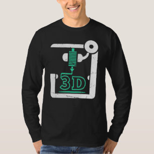 3d Printer Cnc G Code 3d Printer T-Shirt
