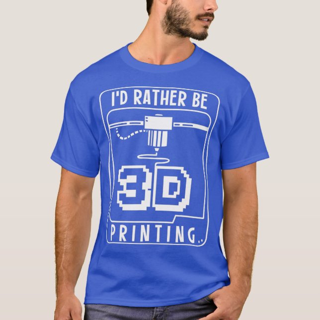3D Printing Custom 3D Printing 3D Print T-Shirt (Front)