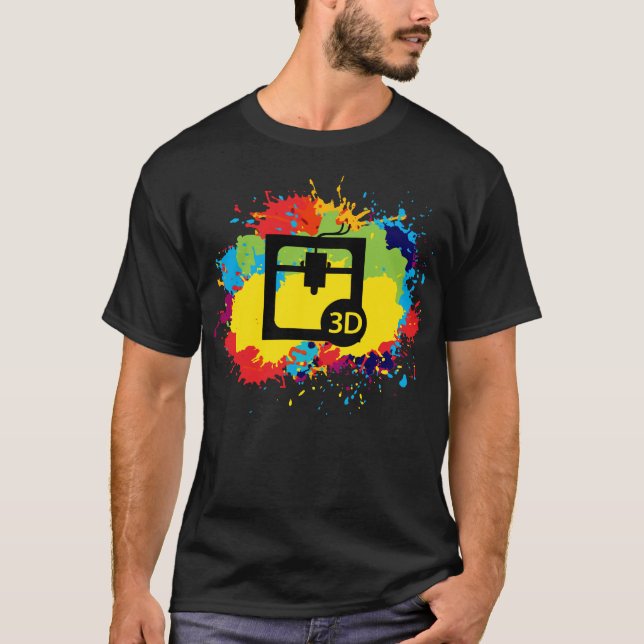 3d Printing Lover Print Printer Operator T-Shirt (Front)