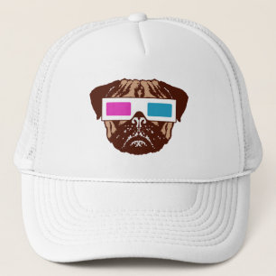 3D Pug Trucker Hat