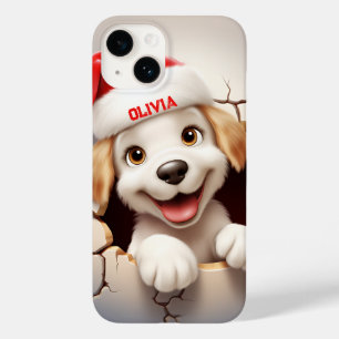 3D Puppy Christmas   Case-Mate iPhone 14 Case