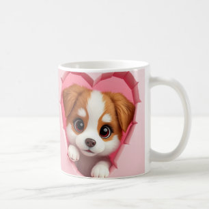 3d puppy mug wrap, 3d design mug wrap