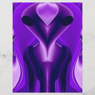 3D Purple Rainbow Dreams , Alien Flyer
