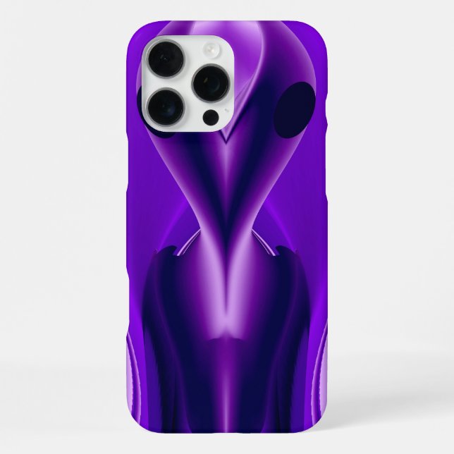 3D Purple Rainbow Dreams , Alien iPhone Case (Back)