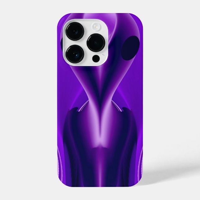 3D Purple Rainbow Dreams , Alien iPhone Case (Back)