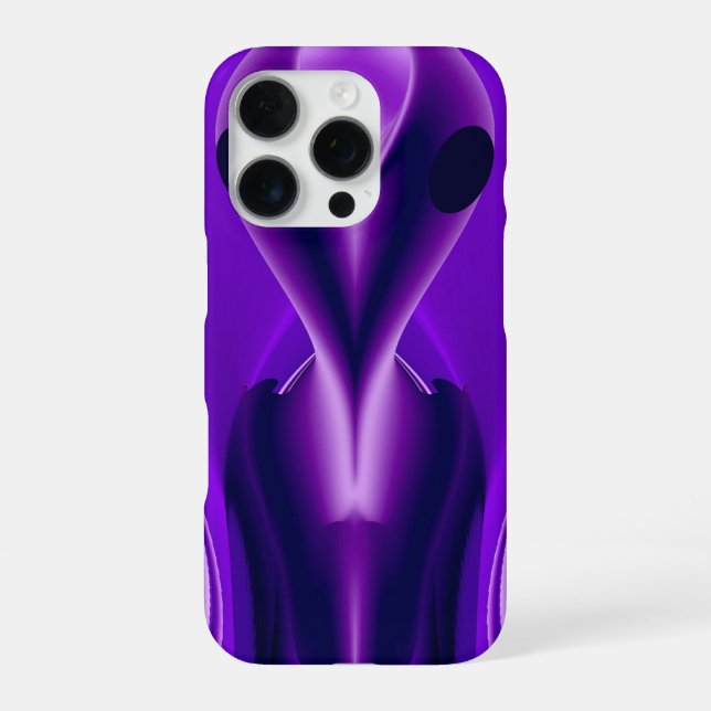 3D Purple Rainbow Dreams , Alien iPhone Case (Back)