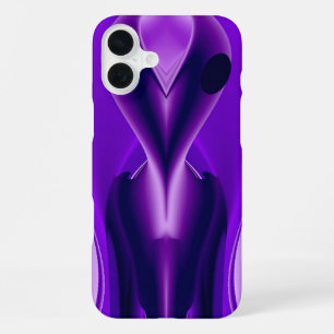 3D Purple Rainbow Dreams , Alien iPhone 16 Plus Case