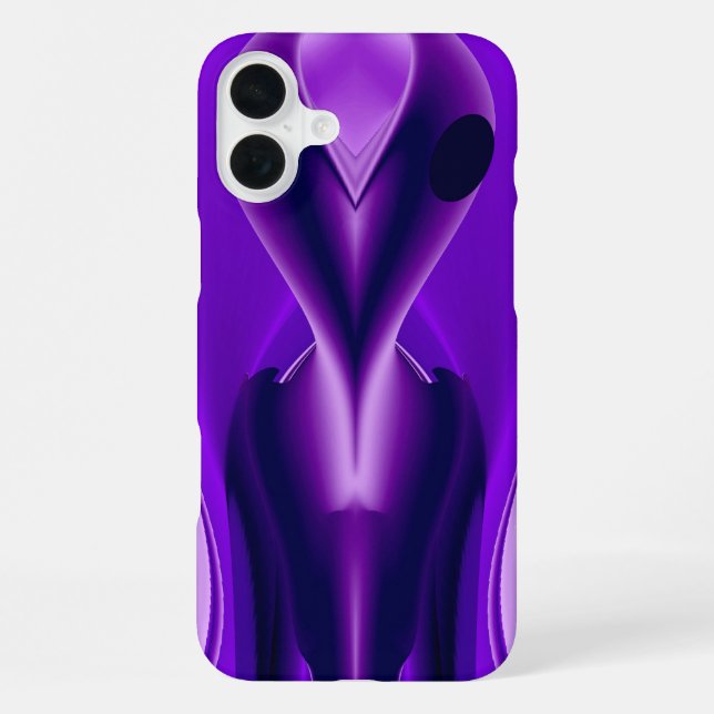 3D Purple Rainbow Dreams , Alien iPhone Case (Back)